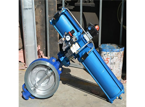 對夾式氣動硬密(mi)封蝶閥 對夾式(shi)氣動硬密封蝶閥(fa)