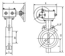 雙法(fa)蘭對夾軟(ruǎn)密封蝶閥(fá) 雙法蘭對(dui)夾軟密封(fēng)蝶閥